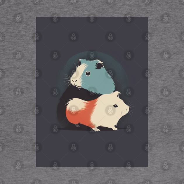 Guinea Pig 1 - Japanese Retro Art by nextpensive